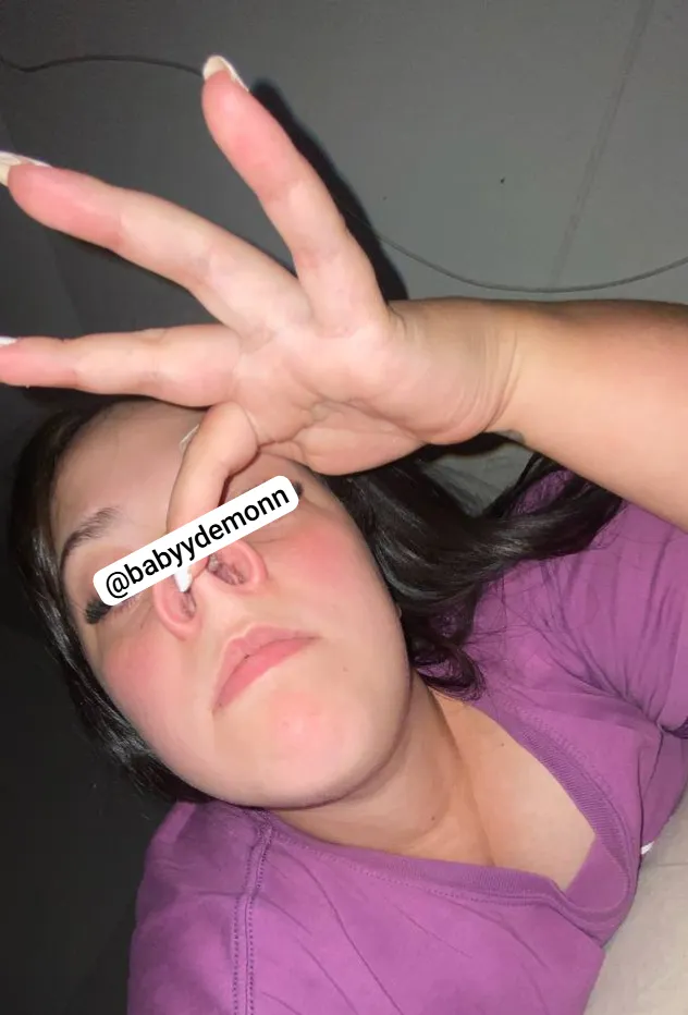 very large holes posted by babyydemonn