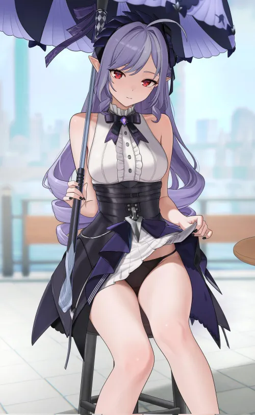 Vivian letting you peek below her skirt (IR_who) by rolandaurys