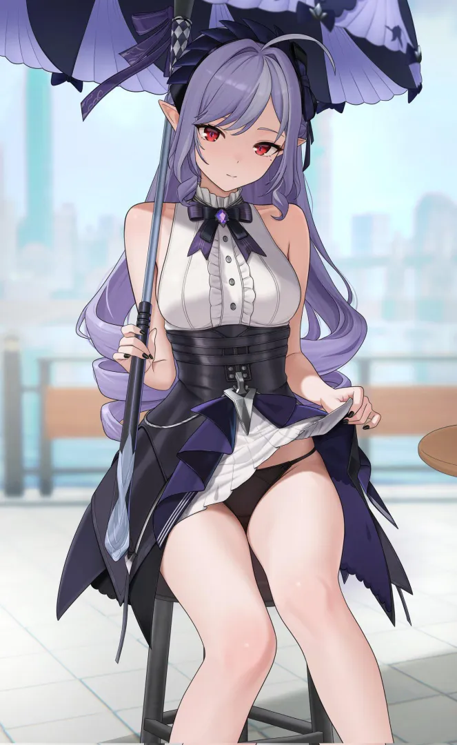 Vivian letting you peek below her skirt (IR_who) posted by rolandaurys