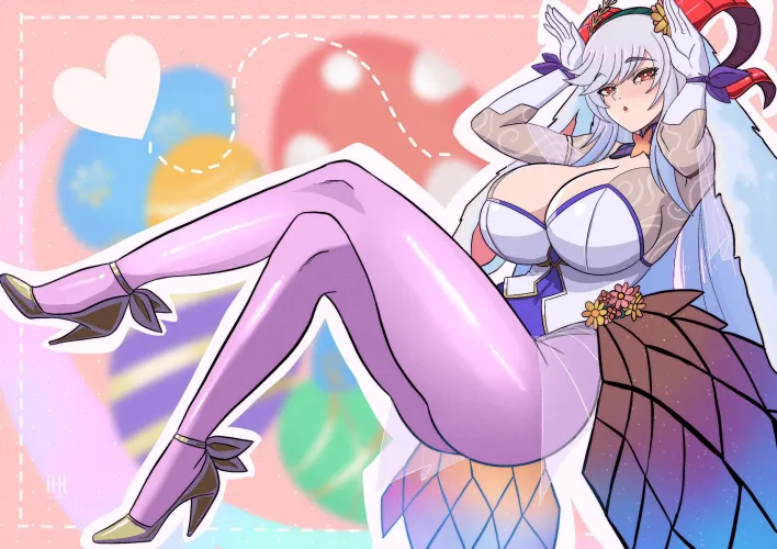 Vote for Freyja CyL10 campaign Day 3: SPRING FREYJA aka BUNNY FREYJA!! (commission by @Ihsnet) by TehAccelerator