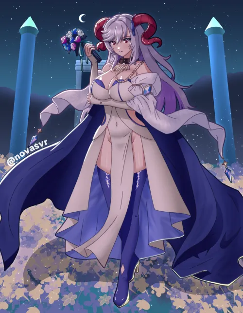 Vote for Freyja from FEH CyL10 campaign Day 7: Freyja dressed as Eitr!! (commission by @novasvr) by TehAccelerator