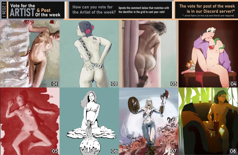 ¡¡Vote for the Artwork & Post of the week!! by ModmanNSFW