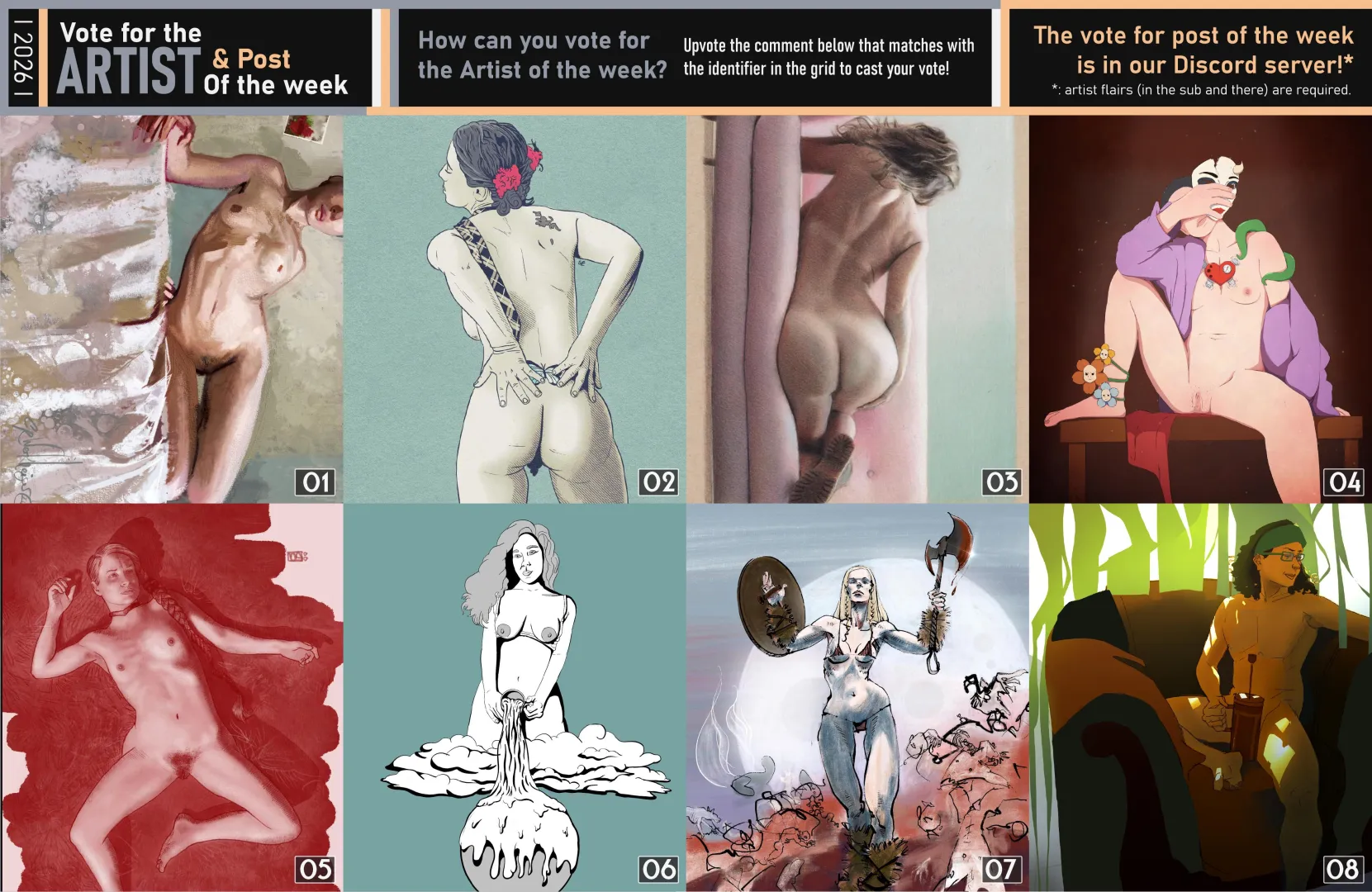 ¡¡Vote for the Artwork & Post of the week!! posted by ModmanNSFW