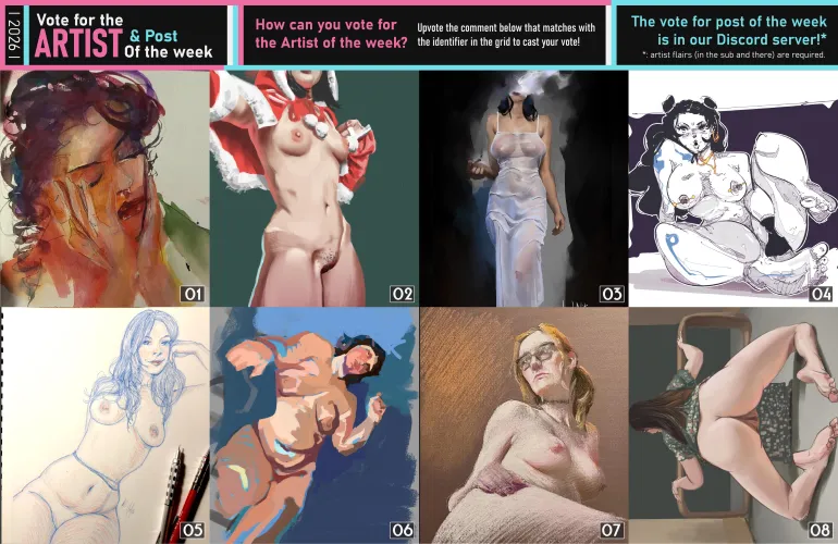 ¡¡Vote for the Artwork & Post of the week!! by ModmanNSFW