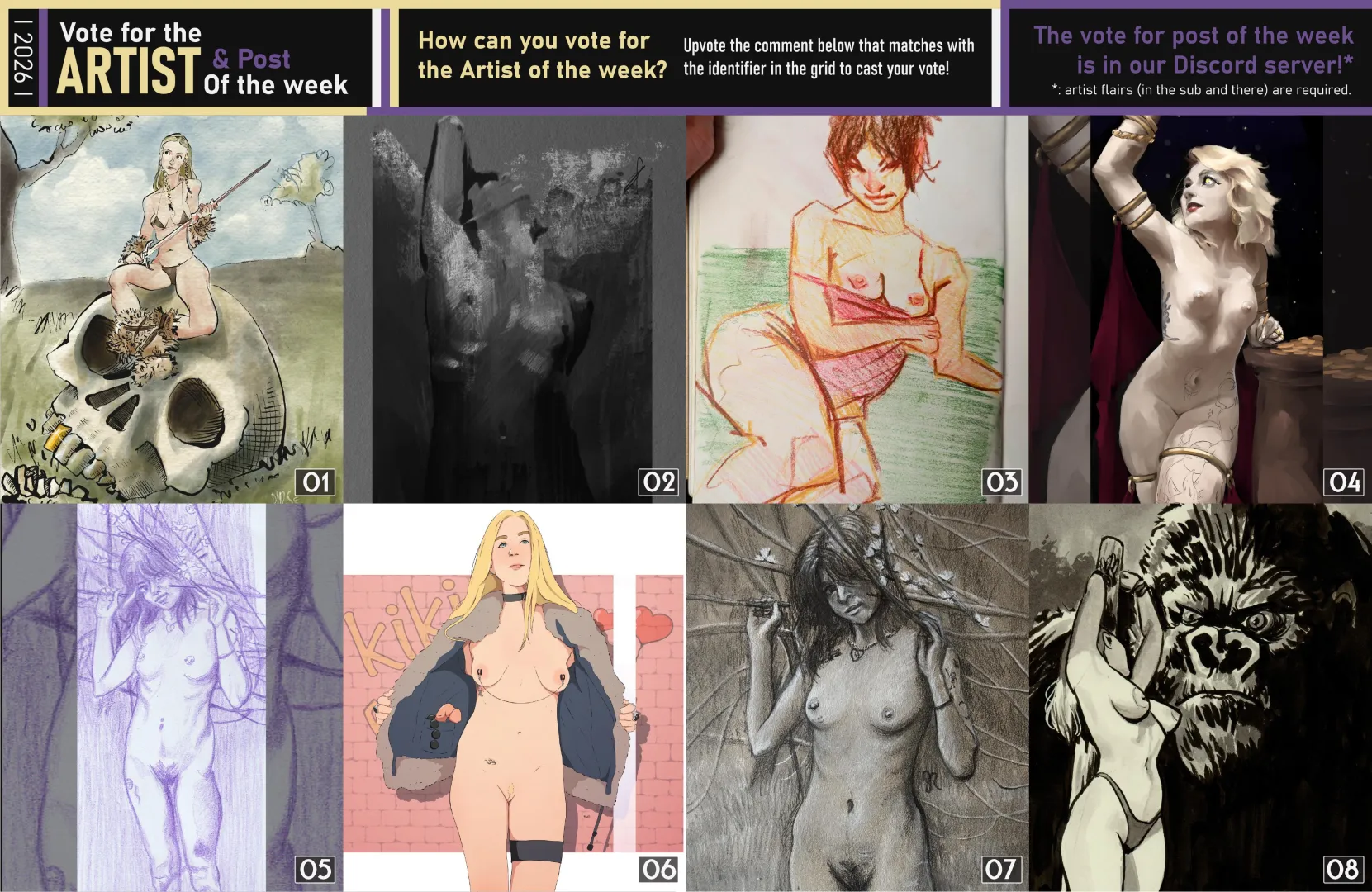 ¡¡Vote for the Artwork & Post of the week!! posted by ModmanNSFW