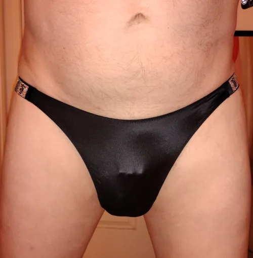 VS Shine in black satin by onlylookvanilla1983