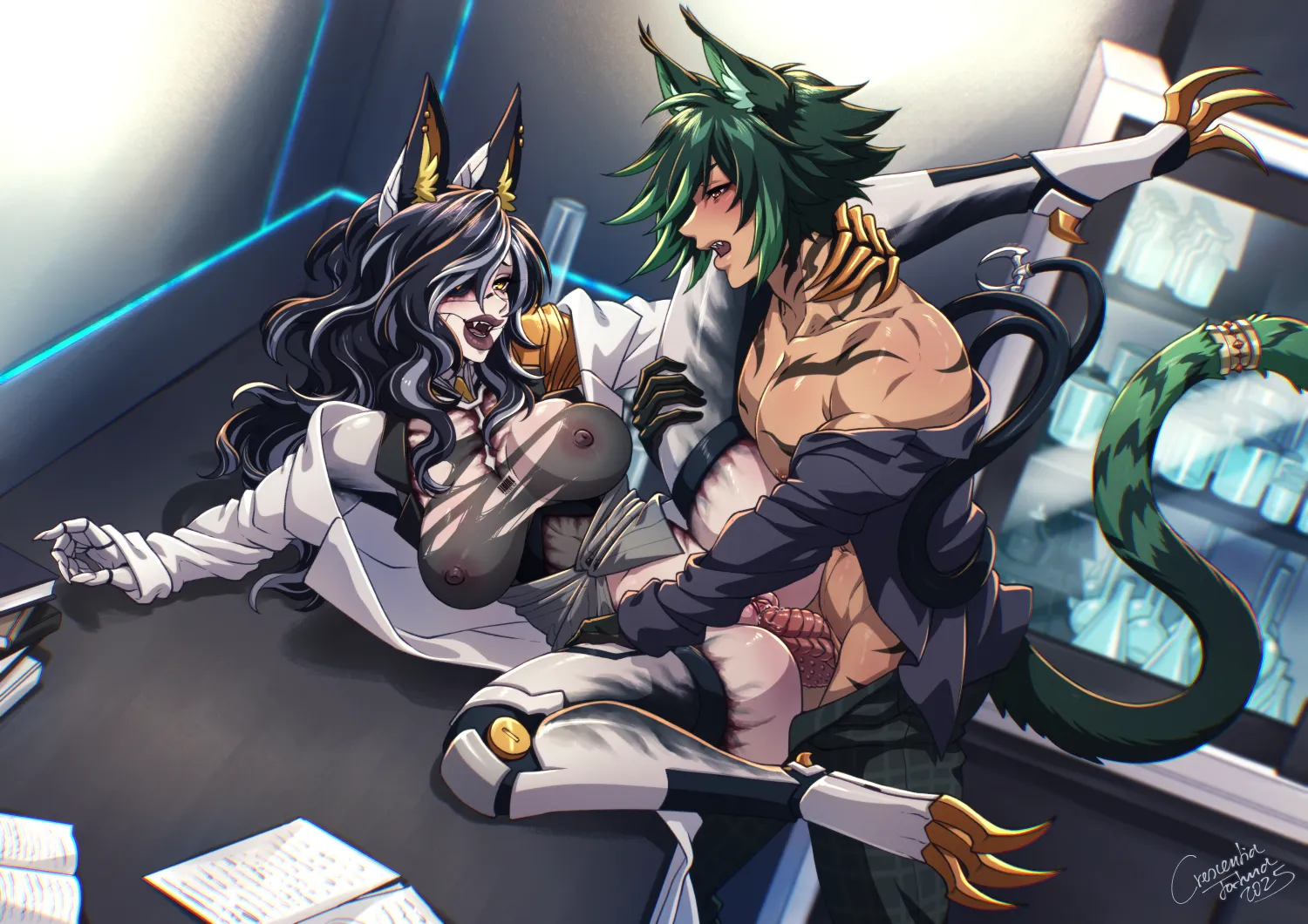 [VTuber] Research Break - for Doc Vivi Leandra and Professor Lynx - (Crescentia Fortuna) posted by Crescentia-Fortuna