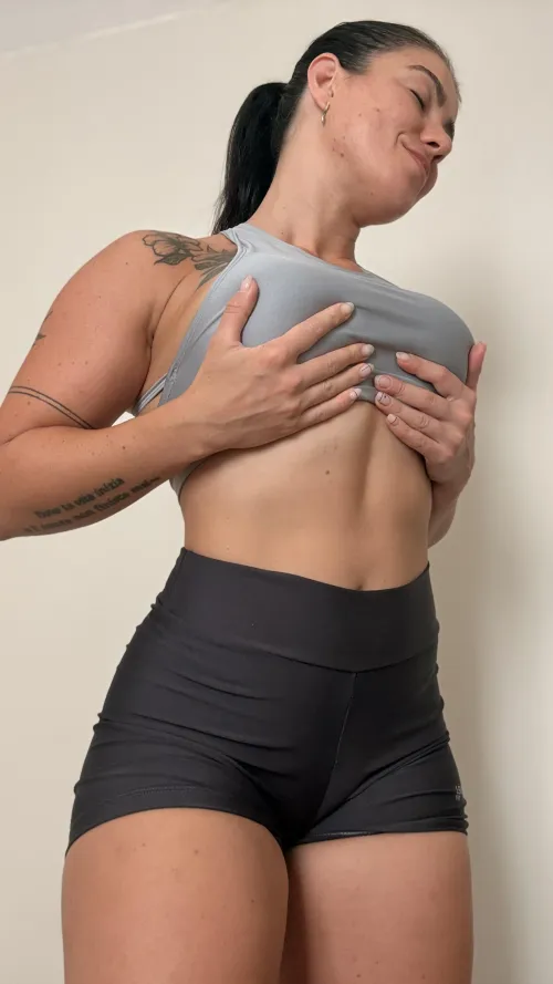 waiting for someone to lick these abs (oc) by LushforLifexx