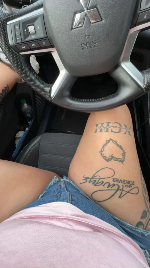 Waiting in line by Tatted_Vix3n