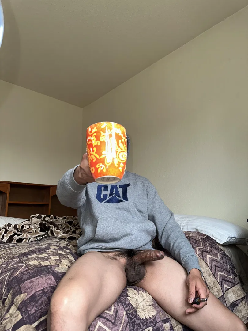 Waking and baking with some coffee this morning. 28 M Latino, Fresno area, M4F or couples, snap: o.xx60 posted by Tooadventurous707