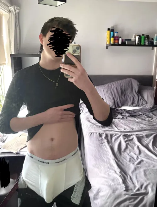 Walking around at work all day with this pushing against my fly by Money-Newspaper8877