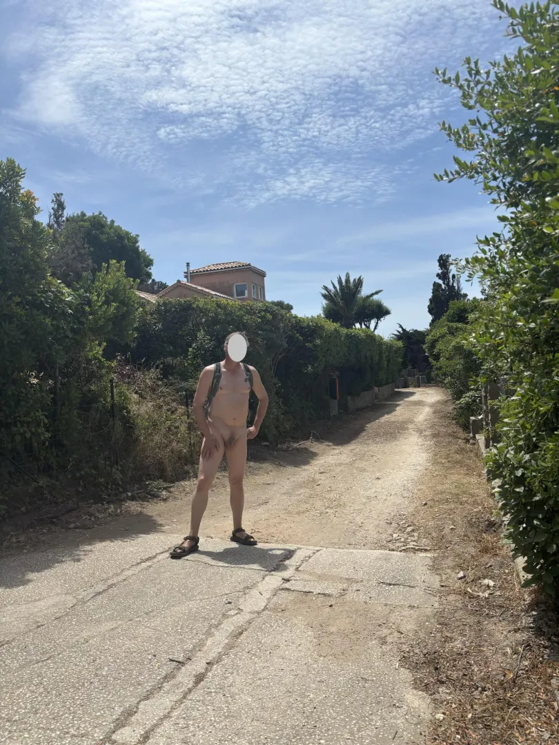 Walking around without any clothes on posted by newoutlookandrich