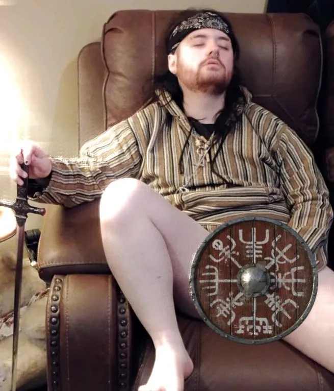 Wanna guess what's thicker than my sword? posted by HellBentLeatherLycan