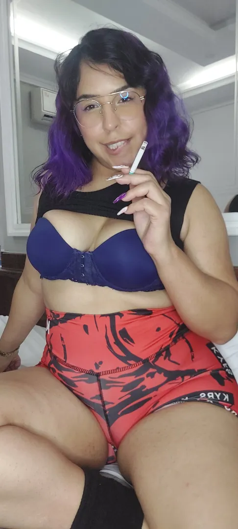 Wanna light up and chill in bed with me, daddy? posted by Nova20251