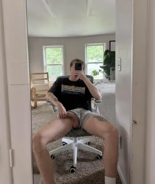 Wanna take a seat? by boyhollywoodxxx