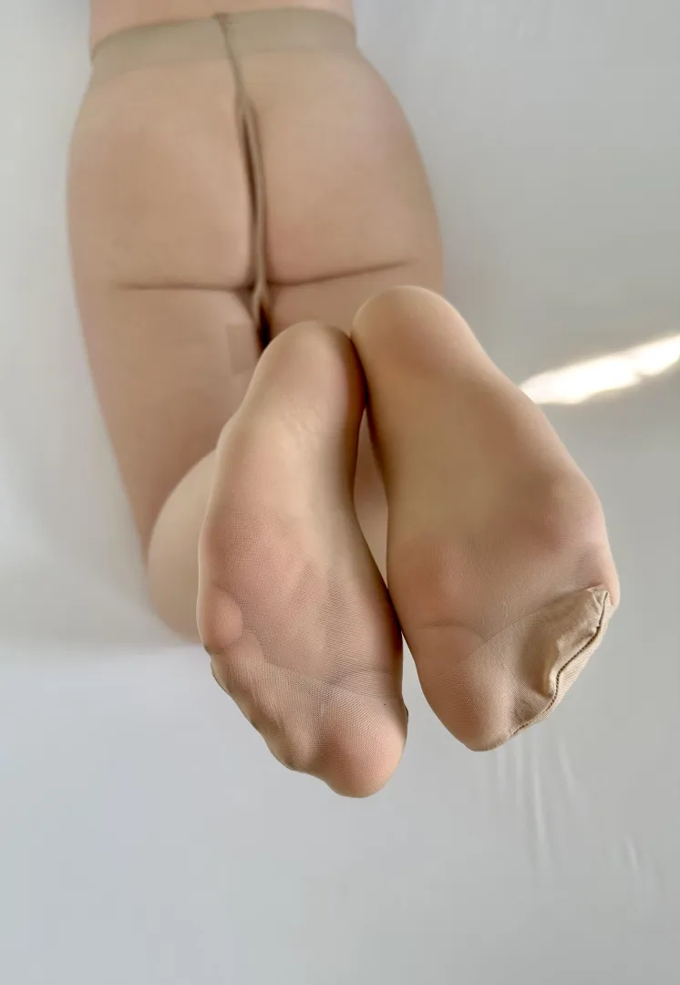 Wanna taste my toes in pantyhose? posted by Britty-Feet