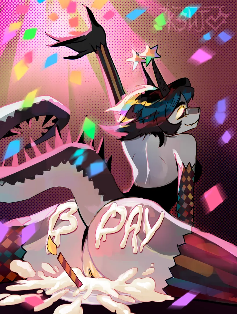 Want to join the b-day party? Grab a piece of cake! (ksujo) [F] posted by h0wToLiveThisLife