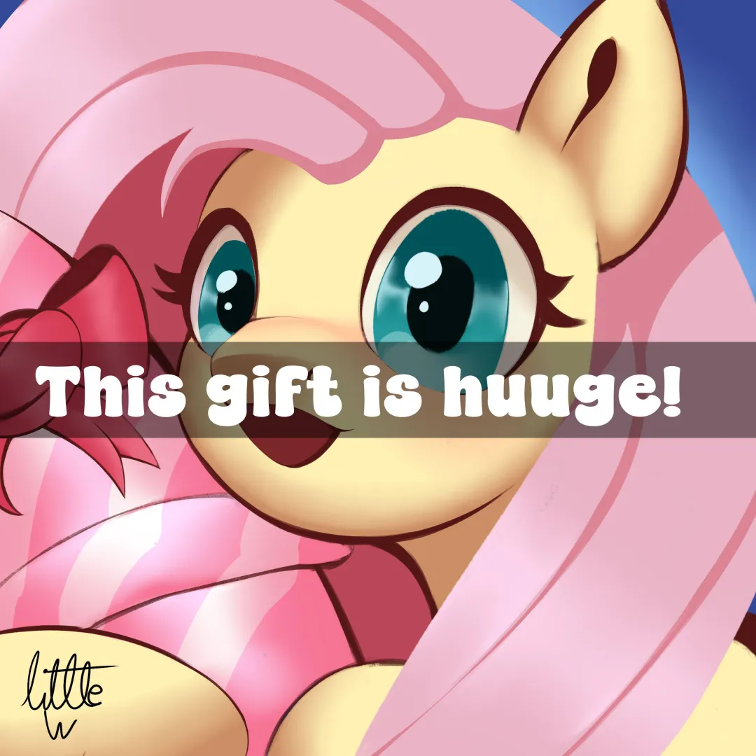 Want to see Fluttershy with her new toy? (artist littleuwu20 aka me) posted by LittleuwuPony