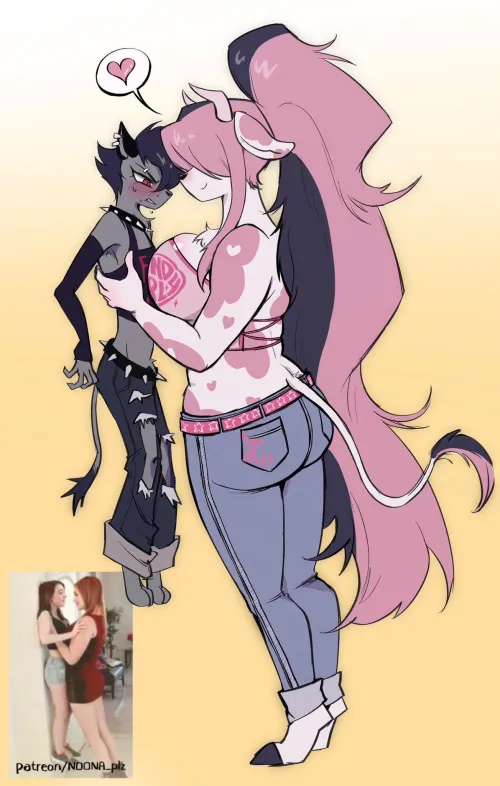 Want uppies baby~? Sometimes I wanna be a short Breedable cow, but sometimes I wanna be a momma cow for... certain cuties~ by willowthesluttybat