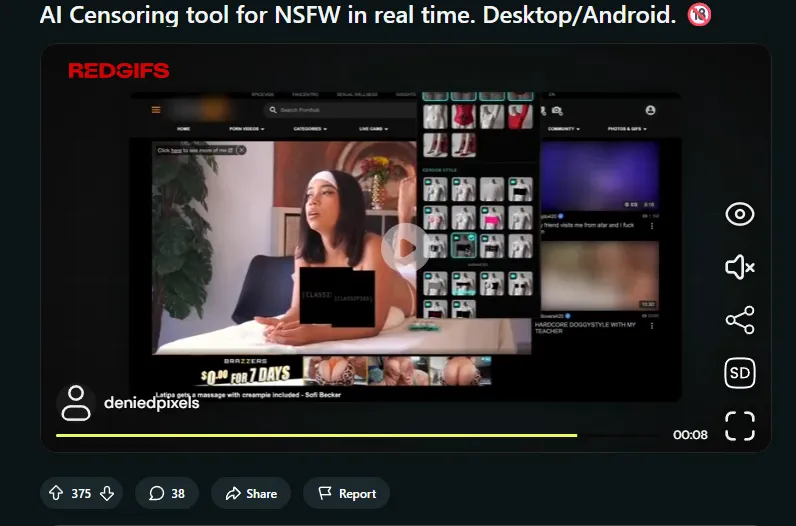Warning Everyone: the person behind deniedpixels has stolen my free extension and put a price on it. It's unsafe extension/tool. Check my profile for more info. posted by cnsrgi