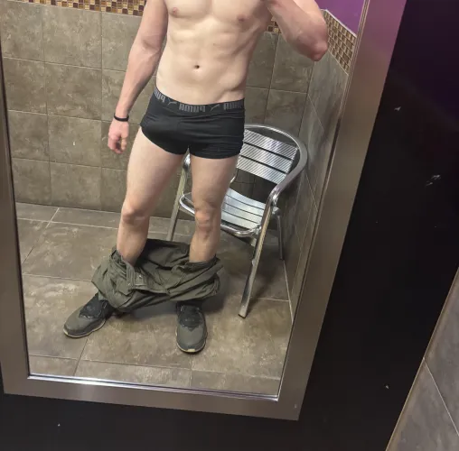 Was gonna be a physique pic but cock had other ideas by Flimsy_Month_5012