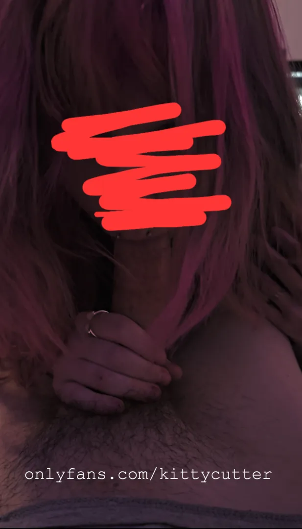 Watch The Unedited Video On My Page posted by KittyKutterOF