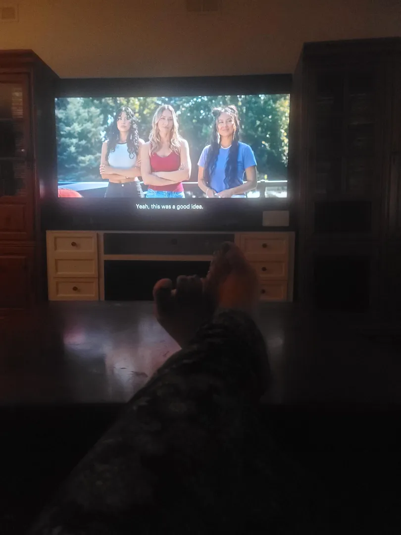 Watching Shoresy with my feet up posted by belle_emkitten