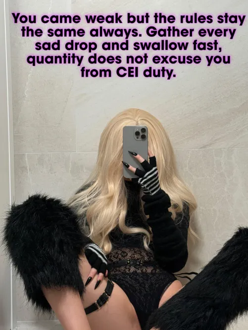 Weak Cum Doesn't Skip Cleanup by CutLuxie