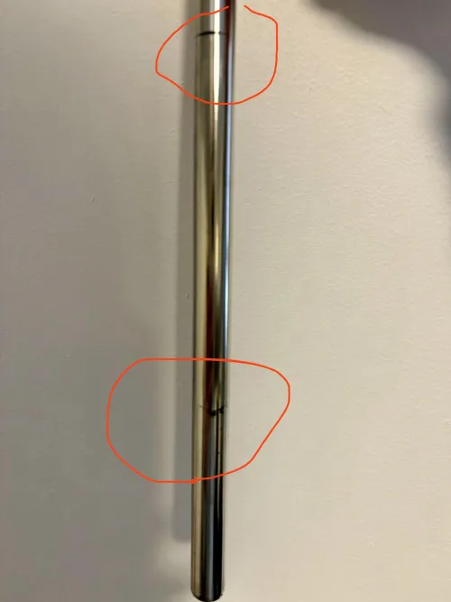 Wear marks on thrusting arm? Should I be concerned or do anything? by PleasurePursuits