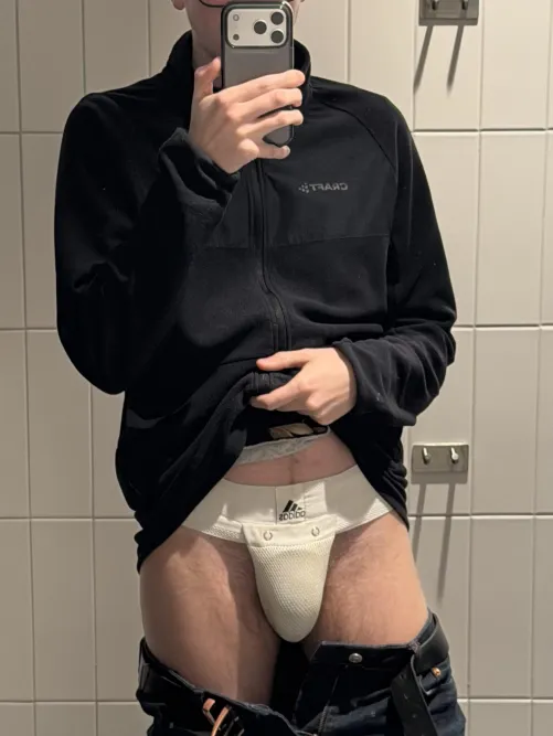 Wearing a hard cup to the office by Scared-Inflation6448