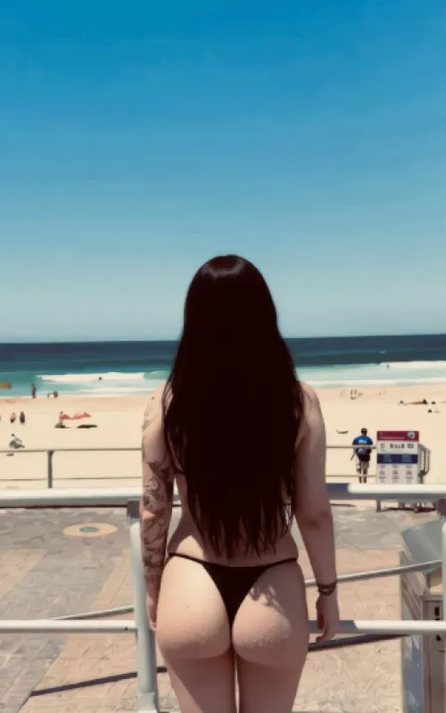 Wearing panties to the beach and not bathers by Substantialgothicgal