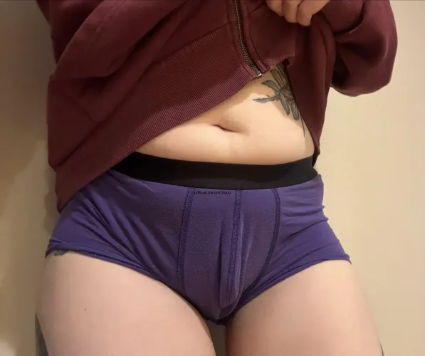 Wearing the soft briefs modal for two days... Think I should take them off yet? [selling] by BlueUnicornDisco