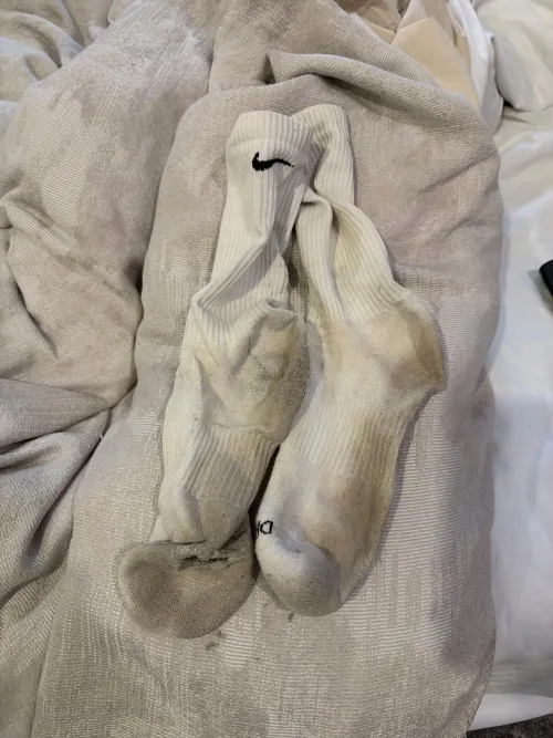 Well worn Nike Loaded socks by 6synchro