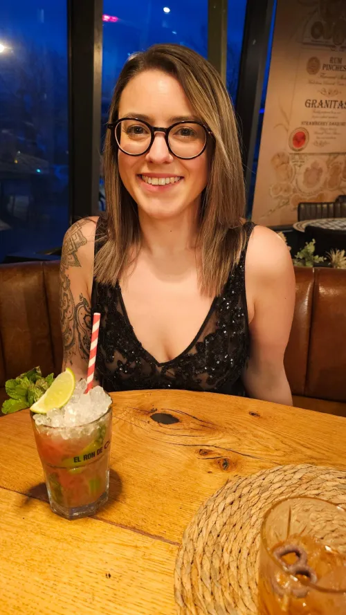 Went out for some drinks with no bra F38 by Innocent_hotwife_xxx