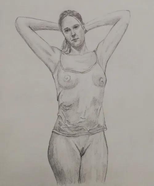 Wet Shirt by Jimmy by Jimmys_Paintings