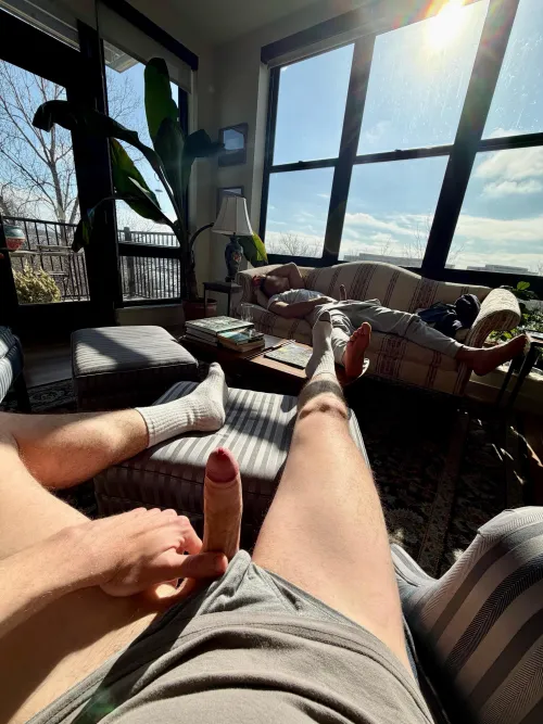 WFH break with the bf by Smooth_Load_6914