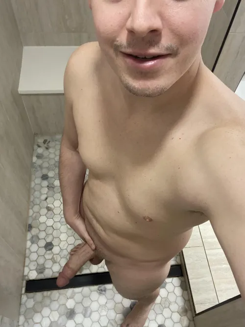 What a great workout! Open shower time! You peeking? by Hoosier_Peter_Backup