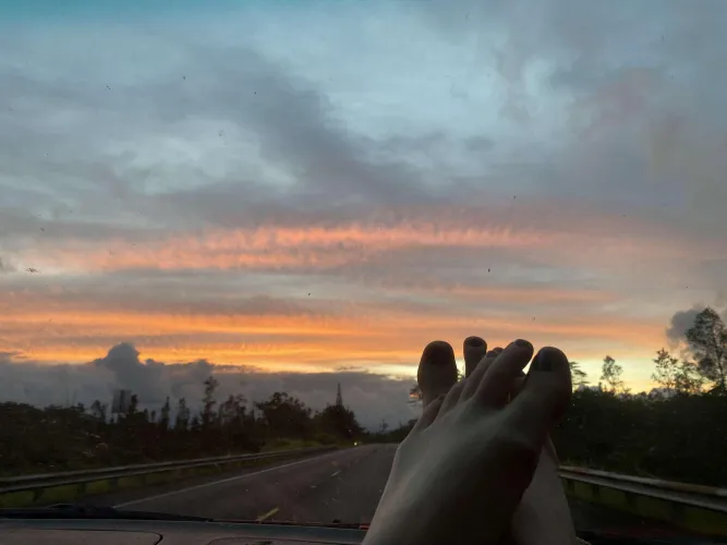 What a view tonight by Tufflovely