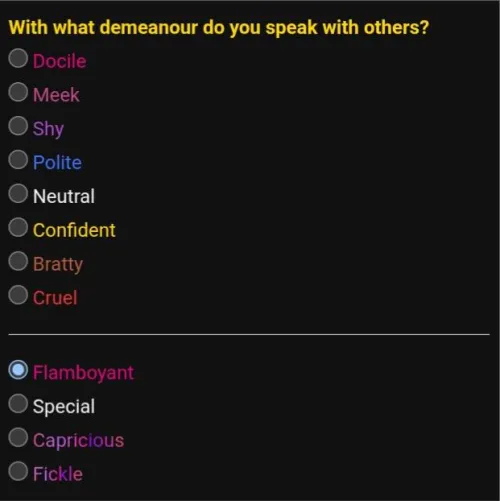 What are all these options? by Wary_Wisp