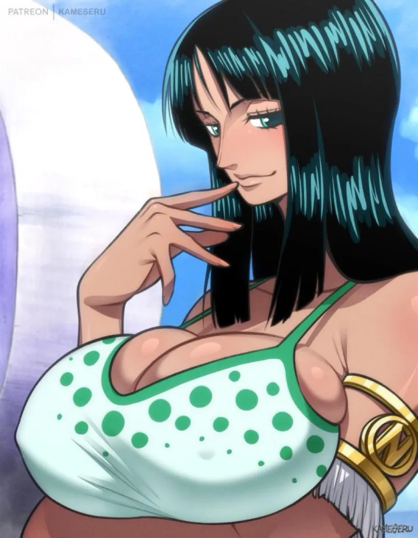 What are you doing if Nico Robin looks at you like this? posted by Zorothegoat