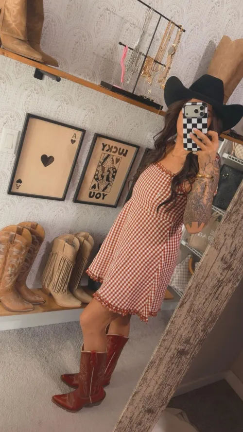 What beats a cowgirl in a sundress..? by Important_Bat_9868