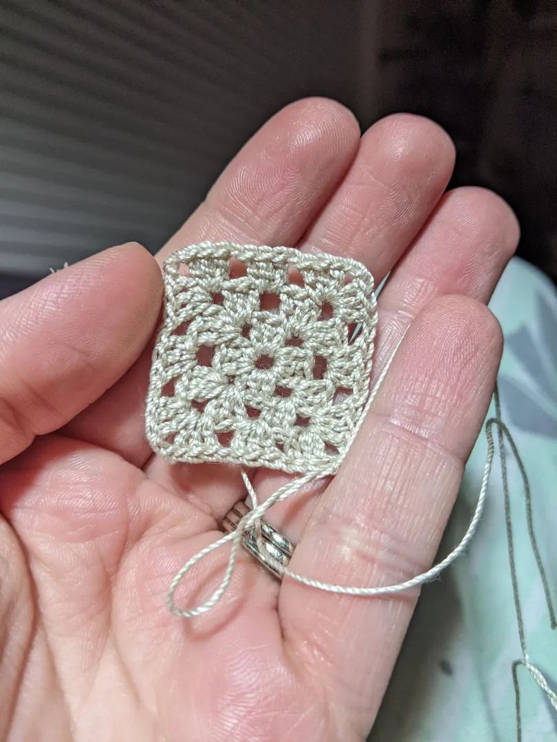 What can I make with just one granny square? I will NOT be making another granny square, ever, under any circumstances, for the rest of my life. So don't ask. posted by lovelycosmos