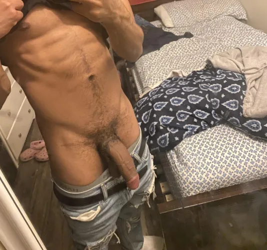 What do you rate my semi, Uncutt cock? by bigoledeeeee
