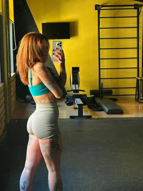 What do you say about this short in  gym? by PopGirlFan