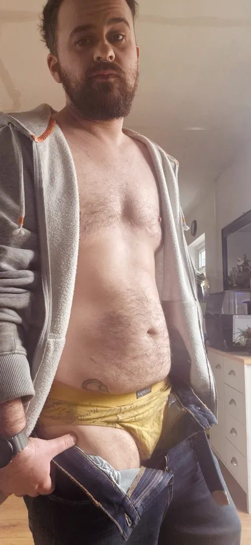 What do you think, does yellow suit me? by BriefTransBoy