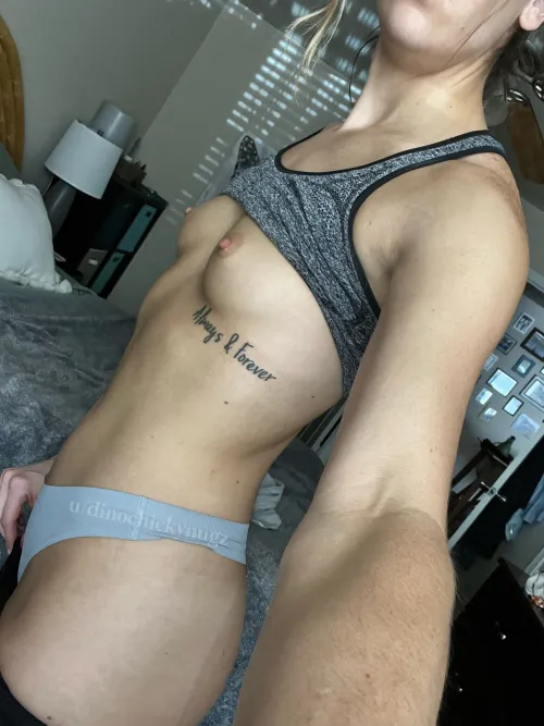 what I wish I could show you at the gym 6' [f] by DinoChickyNugz
