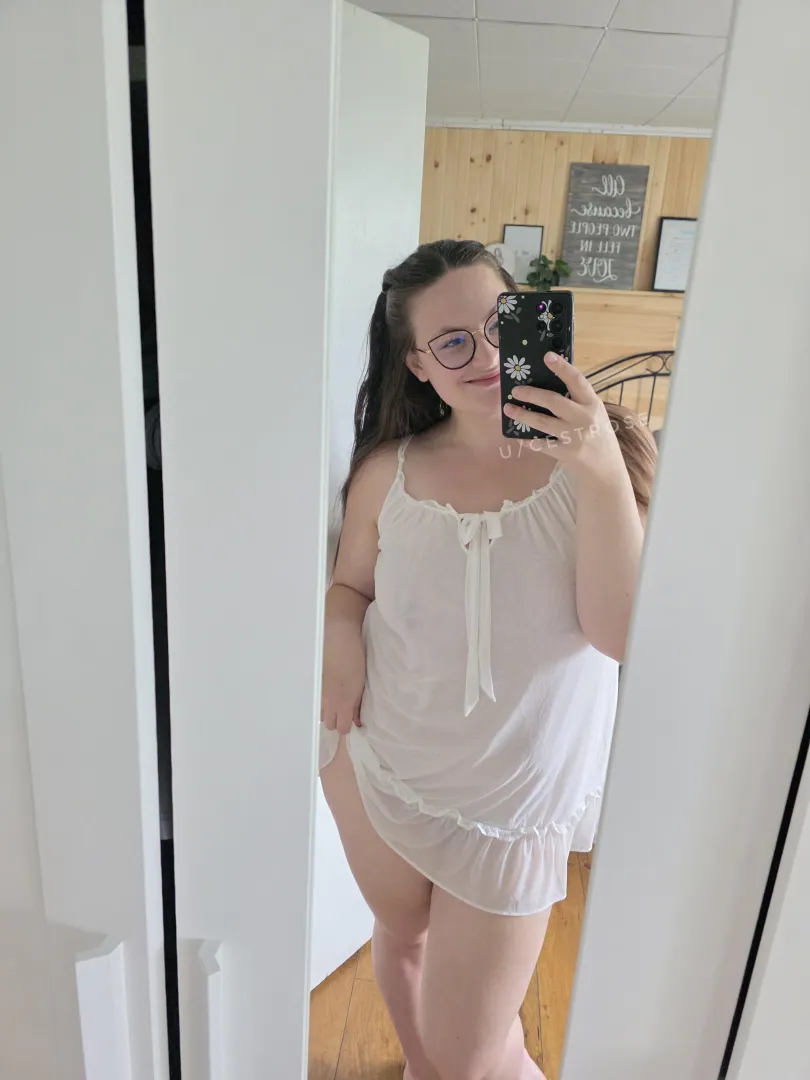 What I'll be wearing when my husband gets home from work tonight posted by cestrose