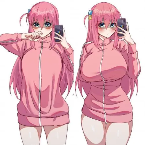 What is the canonical size of Bocchi's breasts? by notaheretic-forsure