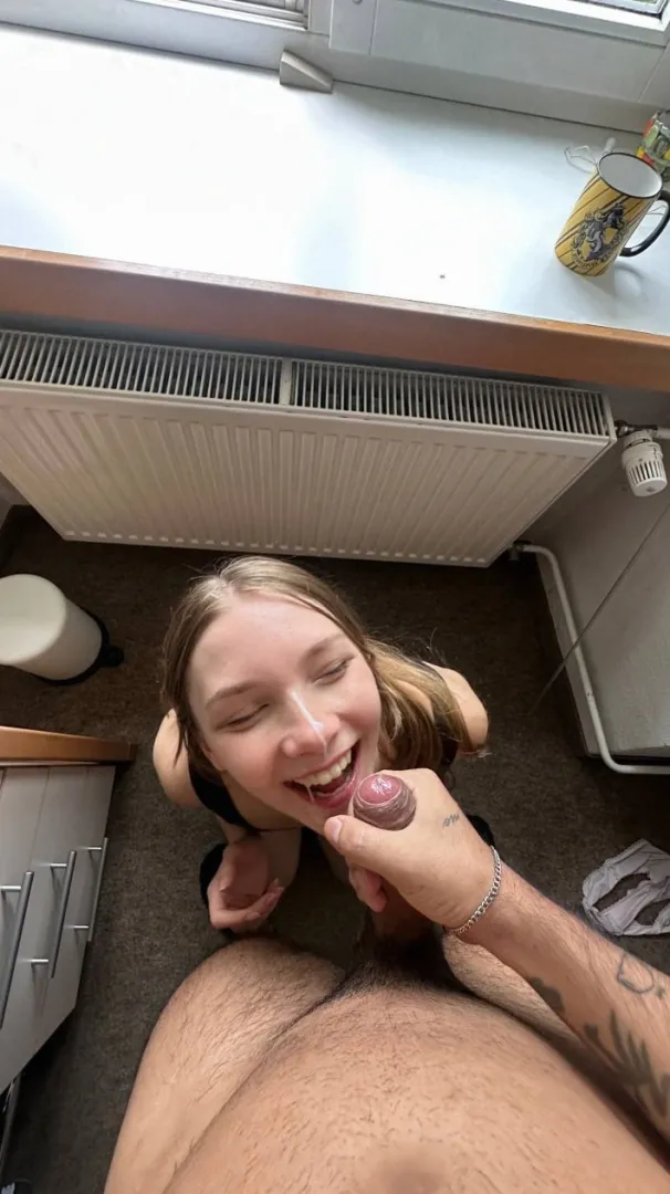 what is the first thought that comes to her mind seeing this? posted by BlushFury