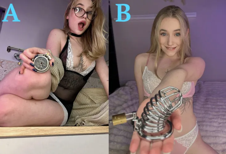 What size chastity cage would be suitable for you? by stellasweetiee
